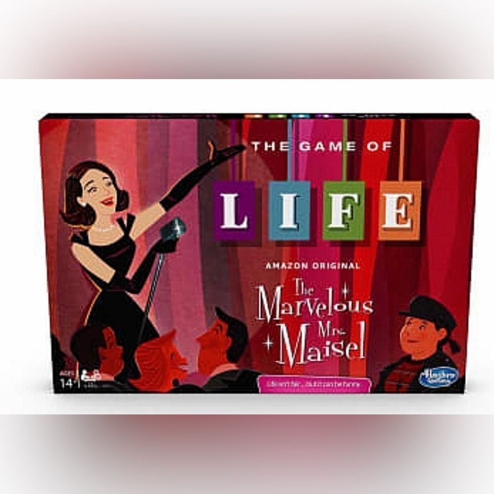 The Marvelous Mrs. Maisel The Game Of Life Board Game NEW and sealed!